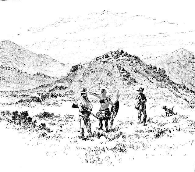 Sketches from Swaziland: "Execution Koppie" (hill on which criminals are put to death), 1890. Creator: Unknown.