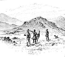 Sketches from Swaziland: "Execution Koppie" (hill on which criminals are put to death), 1890. Creator: Unknown