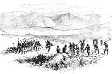 Sketches from Swaziland: hoeing the King’s Fields, 1890. Creator: Unknown
