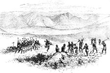 Sketches from Swaziland: hoeing the King’s Fields, 1890. Creator: Unknown