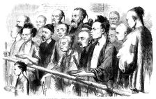 Sketches in China - Heads of the People - a sketch at the Rev. Mr. Huleatt's Rice..., 1858. Creator: Unknown