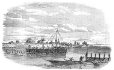 Sketches in Asiatic Russia - Fishing Station below Astrakan, 1857. Creator: Unknown