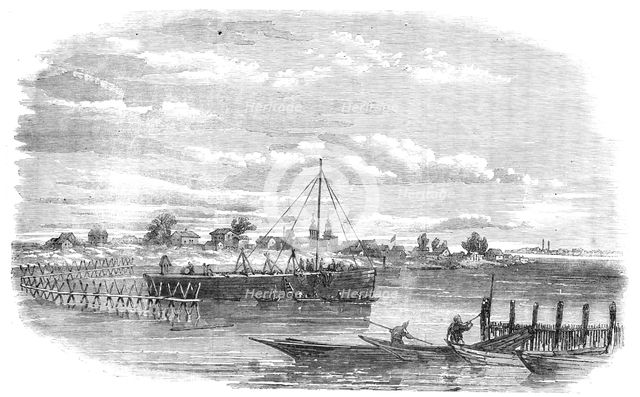 Sketches in Asiatic Russia - Fishing Station below Astrakan, 1857. Creator: Unknown.