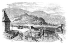 Sketches in Asiatic Russia - Village on the Siberian Side of the Ural Mountains, 1857. Creator: Unknown