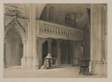Sketches in Belgium and Germany, Volume I: Nönnberg Convent, Salzburg, 1840. Creator: Louis Haghe (British, 1806-1885); Hodgson & Graves, 6 Pall Mall, London