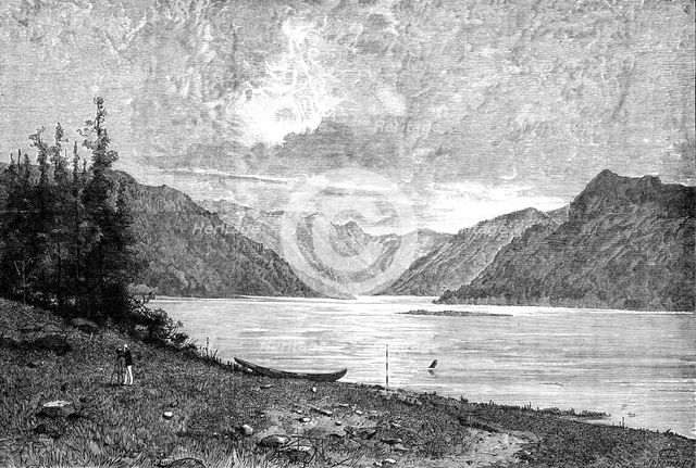Sketches in British Columbia: mouth of the River Skeena, 1881. Creator: Unknown.