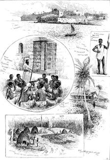 Sketches in British East Africa, 1890. Creator: Unknown