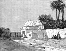 Sketches in Egypt: the Ruins of Thebes - tomb of a sheikh, 1883. Creator: Unknown
