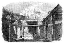 Sketches in India - Trichinopoly Rock, 1858. Creator: Unknown