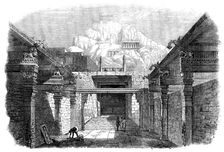 Sketches in India - Trichinopoly Rock, 1858. Creator: Unknown