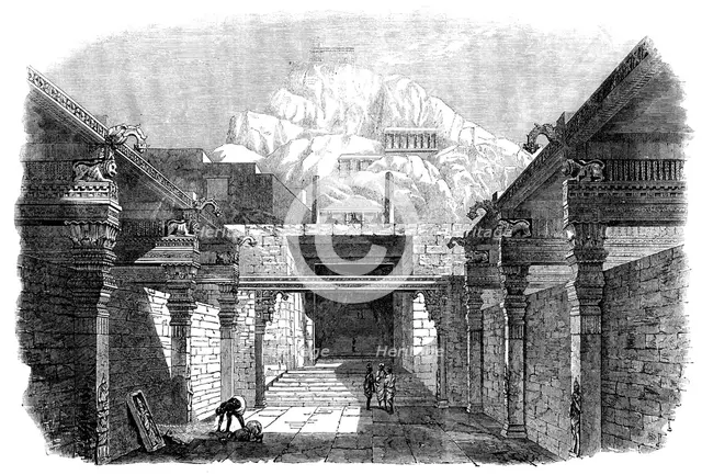 Sketches in India - Trichinopoly Rock, 1858. Creator: Unknown.