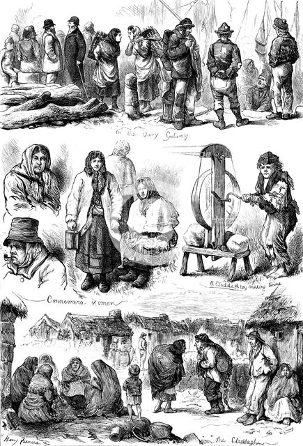 Sketches In Ireland: at Galway, 1880. Creator: Unknown.