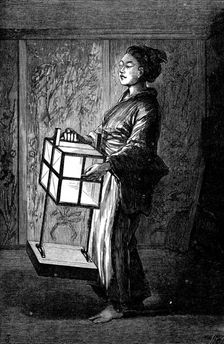 Sketches in Japan: Night, 1873. Creator: Unknown