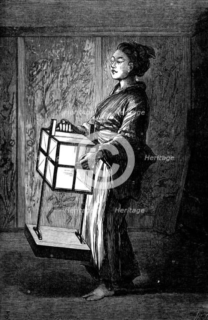 Sketches in Japan: Night, 1873. Creator: Unknown.