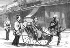 Sketches in Japan: scene in Temple-Street, Nagasaki, 1874. Creator: Unknown