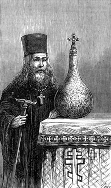 Sketches in Moscow, by our special artist: ancient vase in the Kremlin, 1874. Creator: Unknown