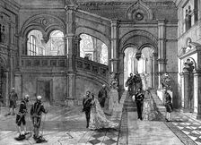 Sketches in Moscow, by our special artist: staircase in the ancient part of the Kremlin, 1874. Creator: Unknown