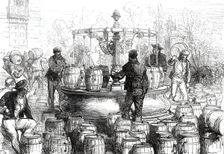 Sketches in Madrid: the Water Supply of Madrid, 1876. Creator: C.R.