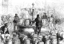 Sketches in Madrid: the Water Supply of Madrid, 1876. Creator: C.R.