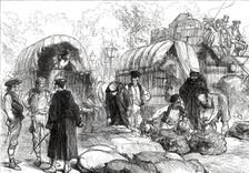Sketches in Madrid: the "Octroi" at the entrance to Madrid, 1876. Creator: C.R.