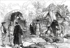 Sketches in Madrid: the "Octroi" at the entrance to Madrid, 1876. Creator: C.R.