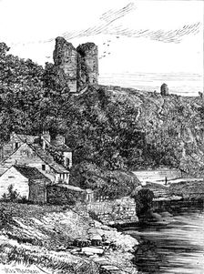 Sketches in Nidderdale, Yorkshire: Knaresborough Castle, 1883. Creator: Unknown
