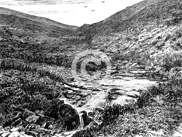 Sketches in Nidderdale, Yorkshire: near Goydon Pot Hole, 1883. Creator: Unknown.