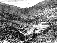 Sketches in Nidderdale, Yorkshire: near Goydon Pot Hole, 1883. Creator: Unknown