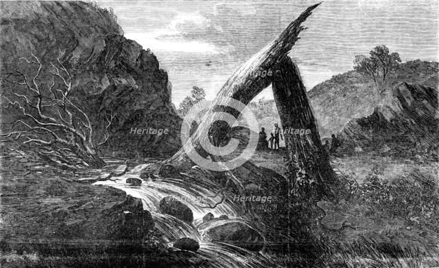 Sketches in Southern Australia - River Fall in the interior, 1857. Creator: Unknown.