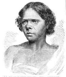 Sketches in Southern Australia - Woman of South Australia, from a photograph, 1857. Creator: Unknown
