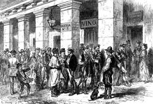 Sketches in Spain: a Federal Republican Guard, Madrid, 1873. Creator: E. Jouard