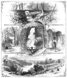 Sketches in Roundhay Park, Leeds; opened this week by Prince Arthur, 1872. Creator: Unknown