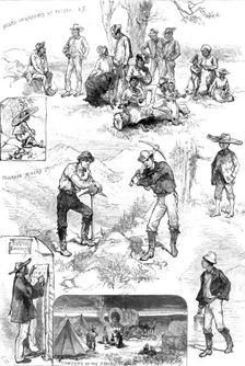 Sketches in the American Far West, 1880. Creator: Unknown