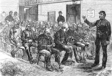 Sketches in the Clerkenwell House of Correction: the oakum-shed, 1874. Creator: Unknown