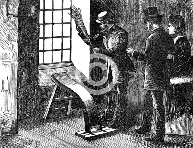 Sketches in the Clerkenwell House of Correction: the Boys' Pony, 1874. Creator: Unknown.