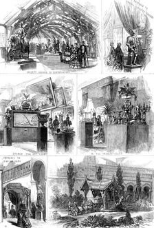 Sketches in the International Exhibition, 1871. Creator: Unknown