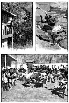 Sketches in the island of Formosa, 1890. Creator: F. P.