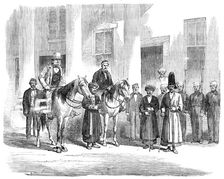 Sketches in the Persian Gulf - Courtyard of the British Residency, Bushire...1857. Creator: Unknown