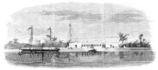Sketches in the Persian Gulf - Margill, the Residence of the British Consul, near Bussorah, 1857. Creator: Unknown
