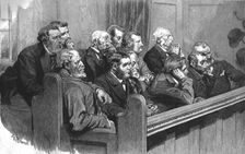 'Sketches in the Royal Courts of Justice--A Common Jury 1890. Creator: Unknown