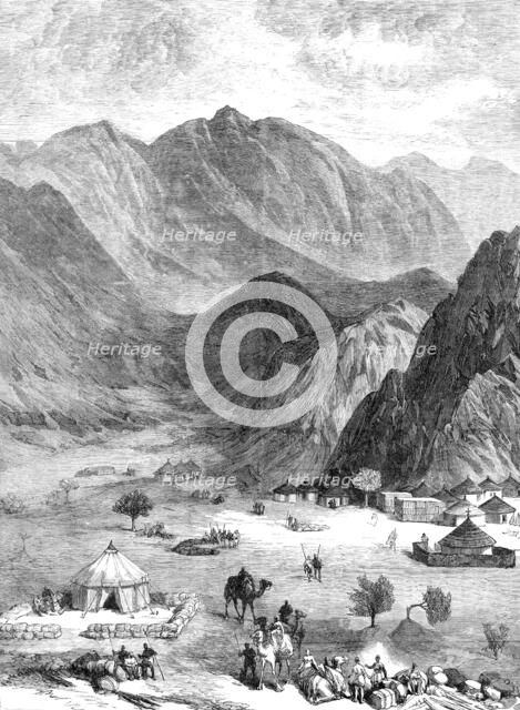 Sketches in the Soudan: the Defile of Haraza, in Kordofan, 1883. Creator: Unknown.