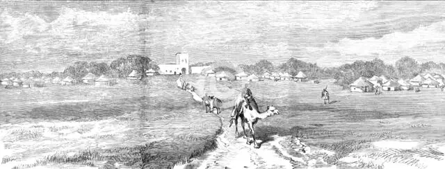 Sketches in the Soudan: El Obeid...Kordofan, near which the army of Hicks Pasha was destroyed, 1883. Creator: Unknown.