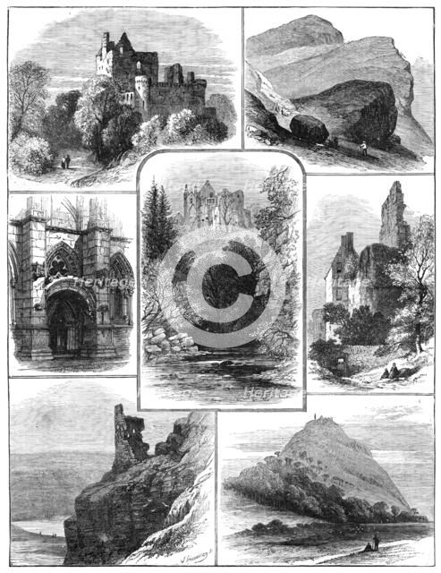 Sketches in the vicinity of Edinburgh, 1881. Creator: John Greenaway.
