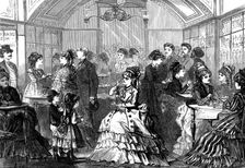 Sketches in Vienna: a fashionable Conditorei, 1873. Creator: Unknown