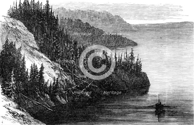 Sketches on the Canadian Pacific railway line, 1883. Creator: William James Palmer.