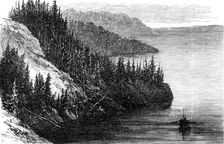 Sketches on the Canadian Pacific railway line, 1883. Creator: William James Palmer