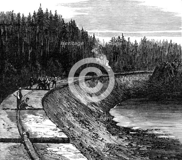 Sketches on the Canadian Pacific railway line, 1883. Creator: William James Palmer.