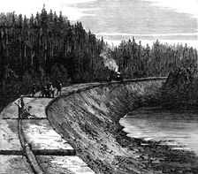 Sketches on the Canadian Pacific railway line, 1883. Creator: William James Palmer