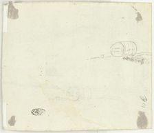 Sketches of a Barrel and Other Objects, n.d. Creator: Pierre Antoine Mongin