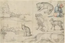Sketches of Animals and Landscapes, 1521. Creator: Dürer, Albrecht (1471-1528)